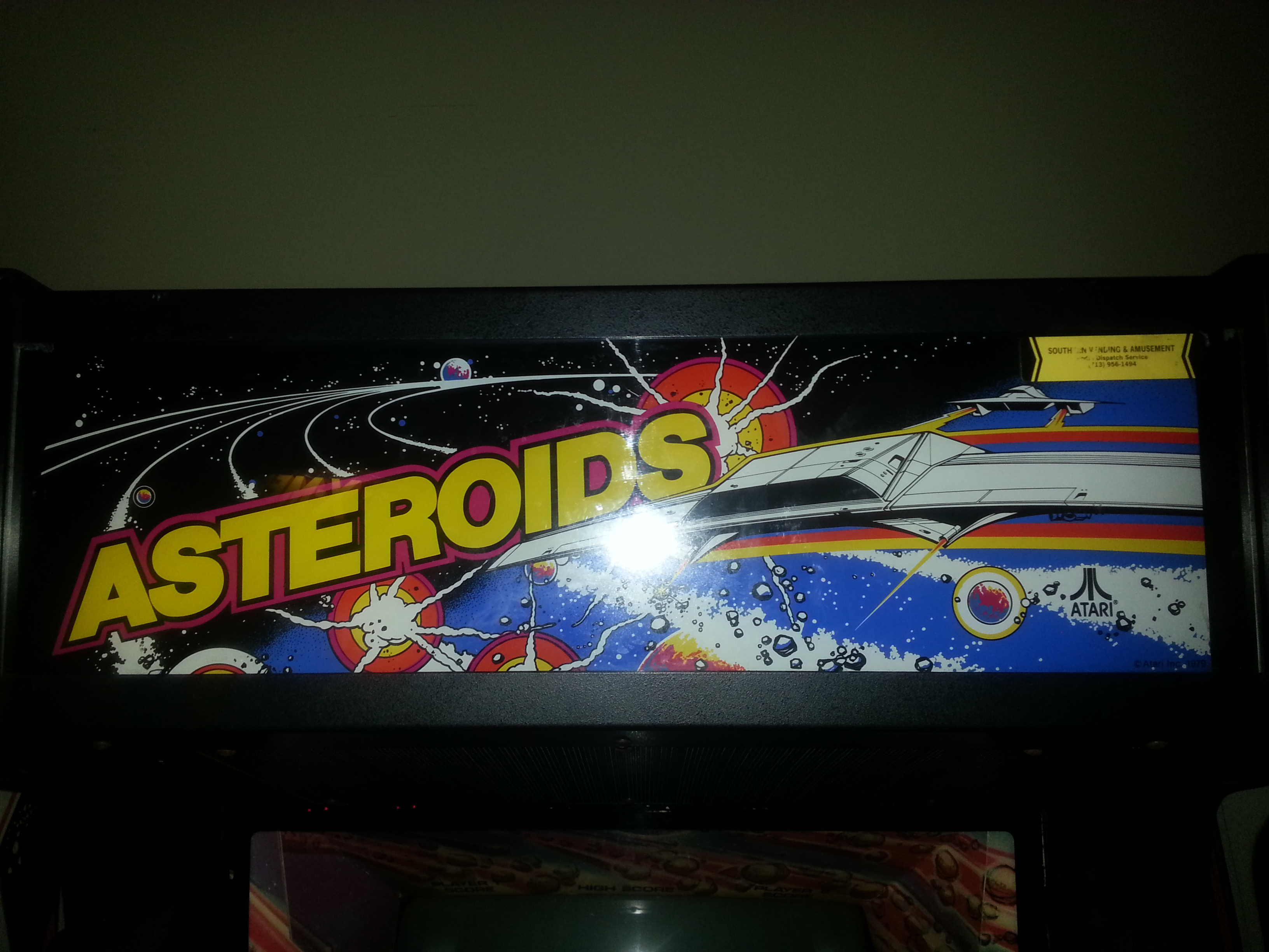 Asteroids 10,460 points
