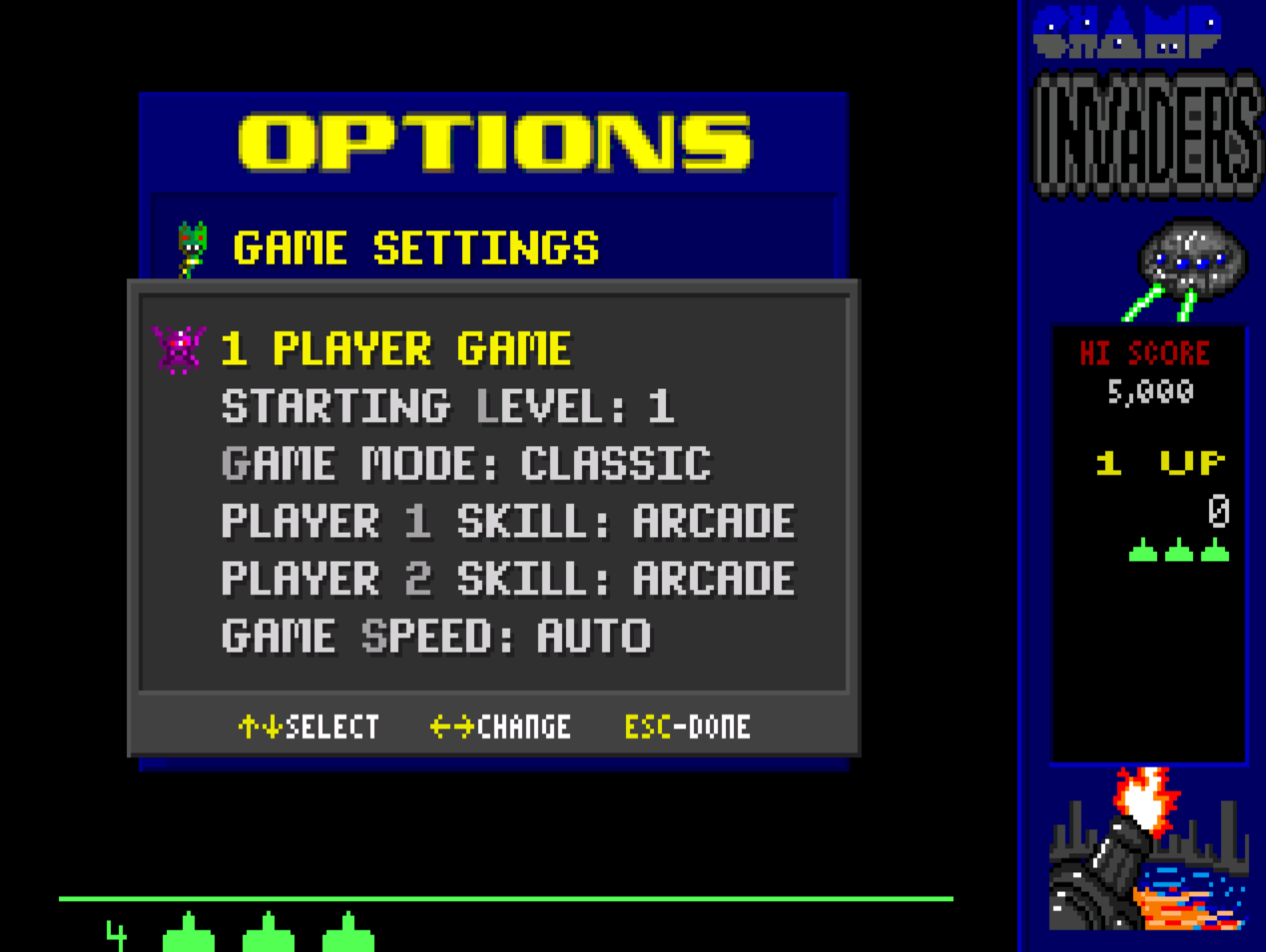 cncfreak: Champ Invaders: Classic / Arcade (PC Emulated / DOSBox) 1,110 points on 2013-10-22 19:52:43