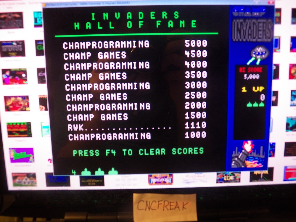 Champ Invaders: Classic / Arcade 1,110 points