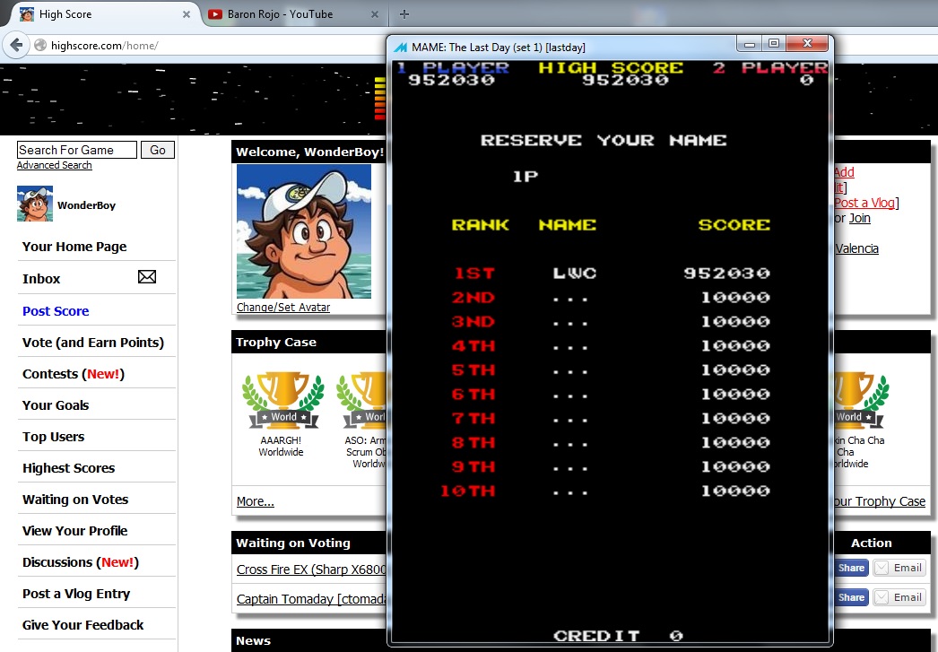 WonderBoy: The Last Day [lastday] (Arcade Emulated / M.A.M.E.) 952,030 points on 2015-03-29 06:24:12
