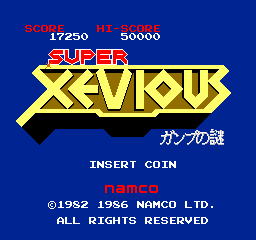 BarryBloso: Vs. Super Xevious [supxevs] (Arcade Emulated / M.A.M.E.) 17,250 points on 2015-04-09 05:51:38