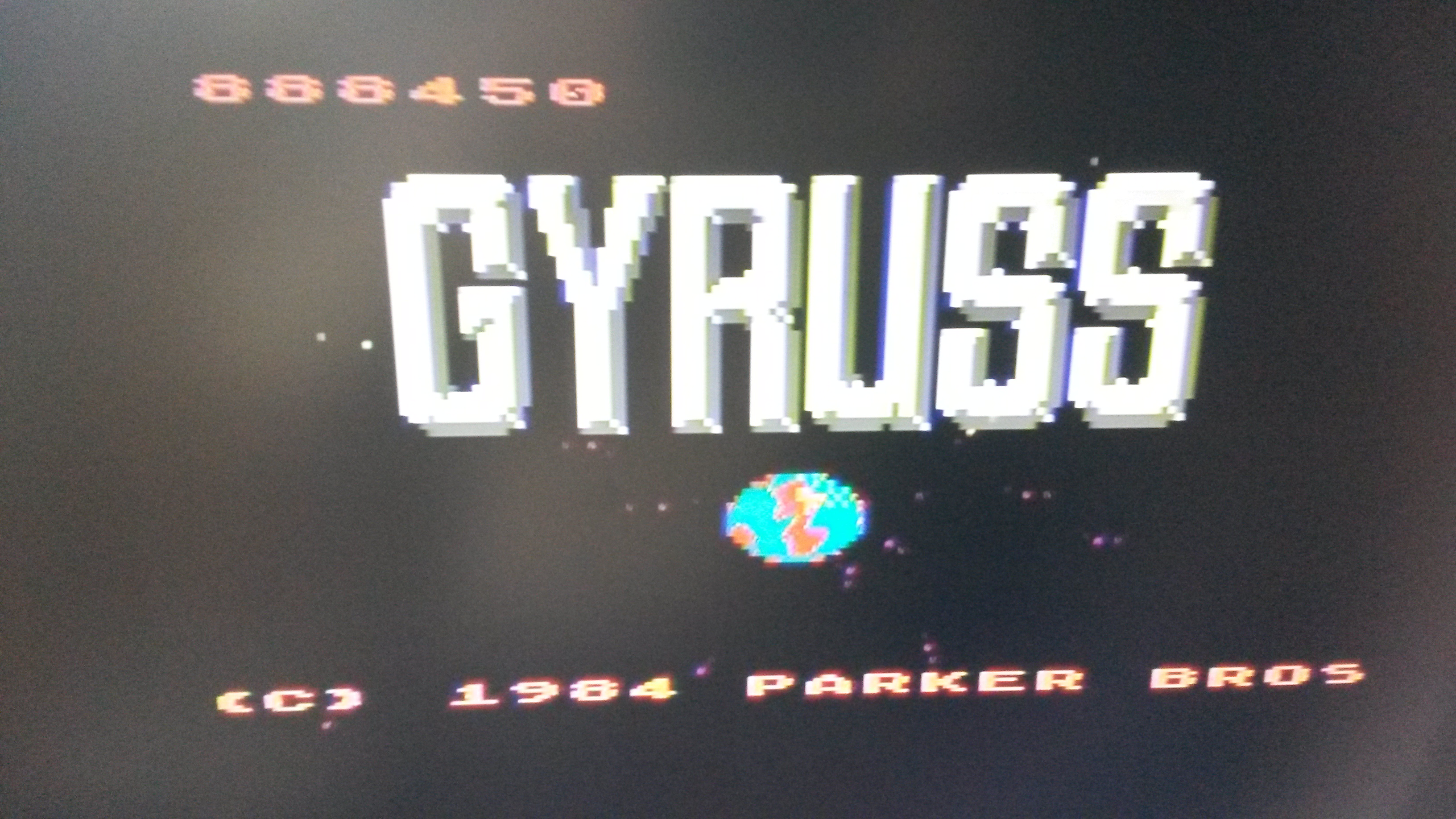 McKong: Gyruss (Atari 400/800/XL/XE) 888,450 points on 2015-04-28 06:52:09
