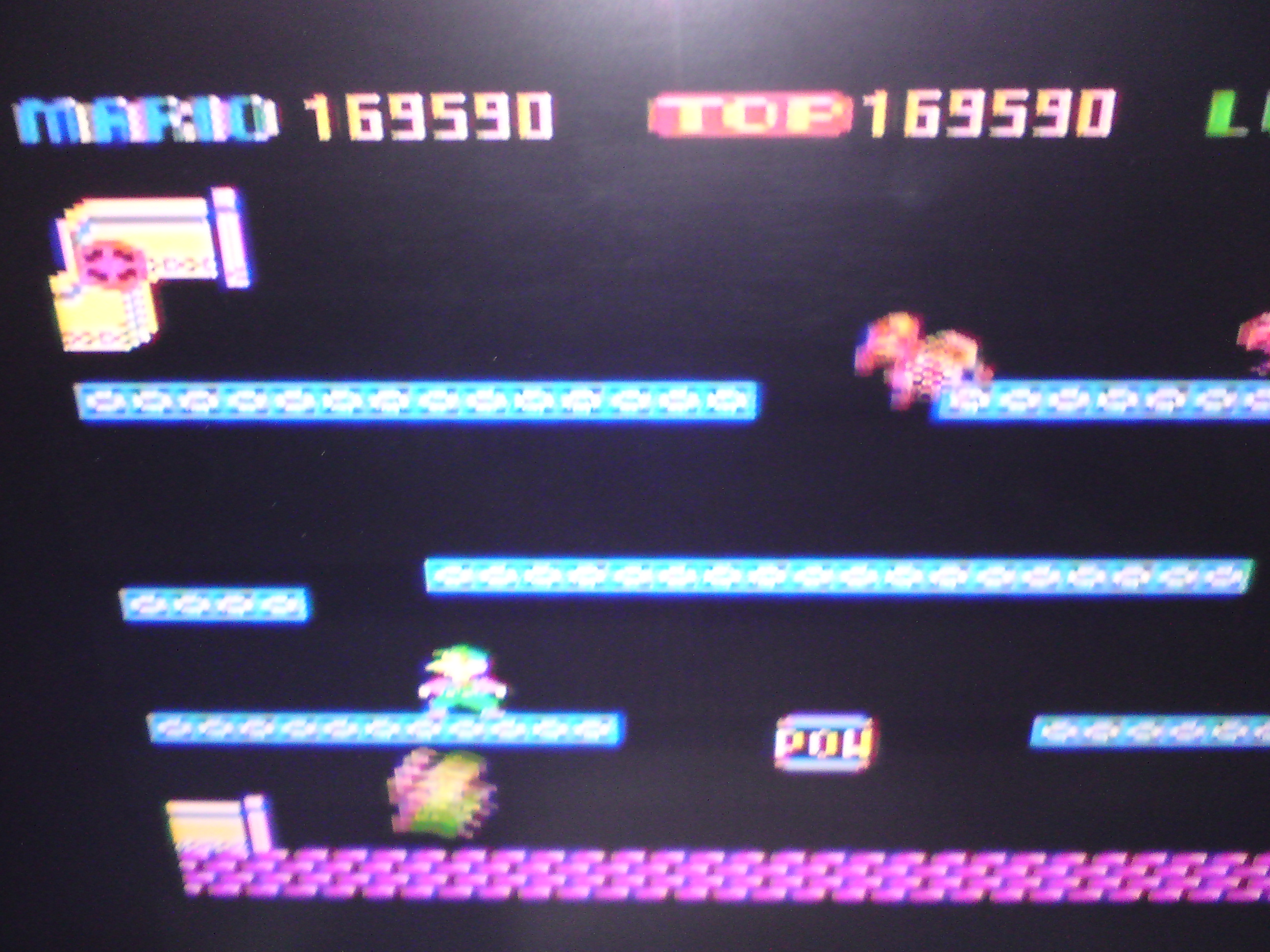 McKong: Mario Bros (Atari 400/800/XL/XE) 169,590 points on 2015-04-30 06:12:14