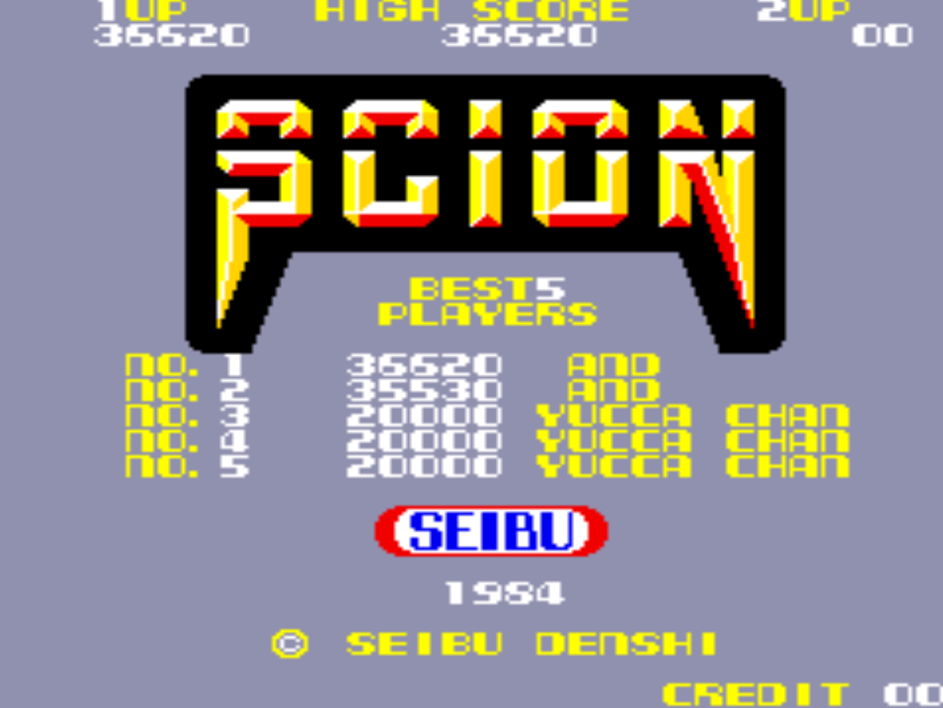 Jigg: Scion [scion] (Arcade Emulated / M.A.M.E.) 36,620 points on 2015-05-07 08:46:47