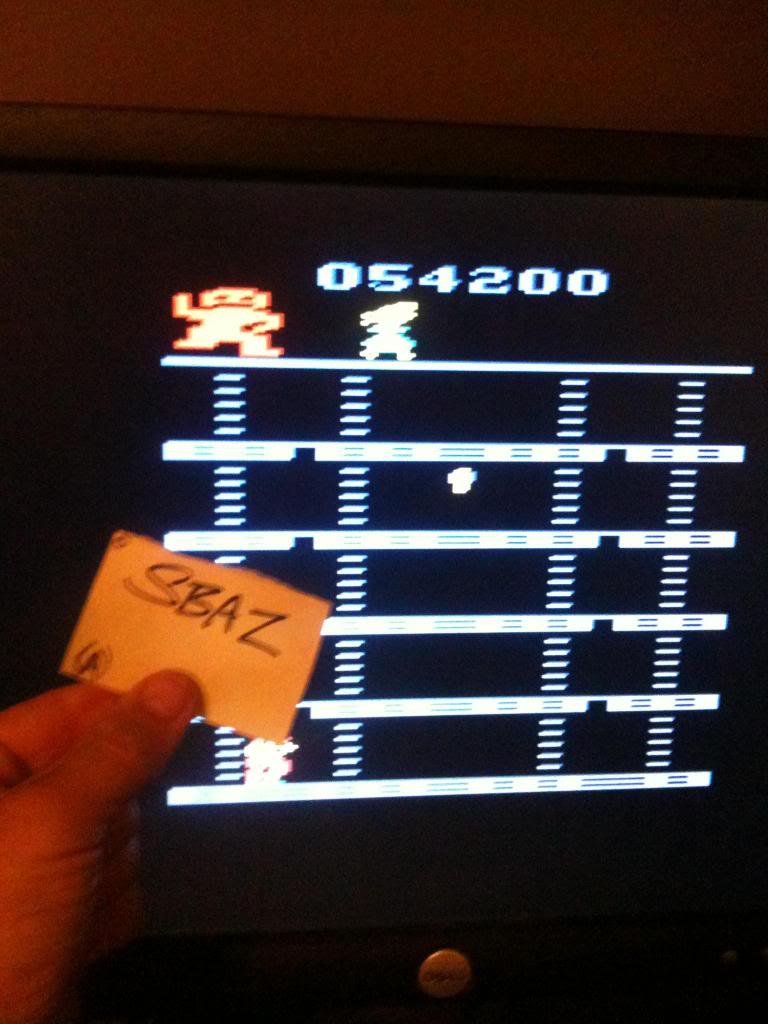 Donkey Kong 54,200 points