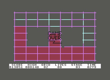Maxwel: Super Gridder (Commodore 64 Emulated) 13,051 points on 2015-05-18 03:39:39