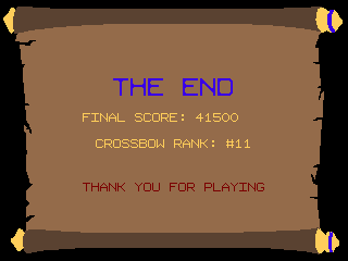 BarryBloso: Crossbow [crossbow] (Arcade Emulated / M.A.M.E.) 41,500 points on 2015-05-21 06:25:17