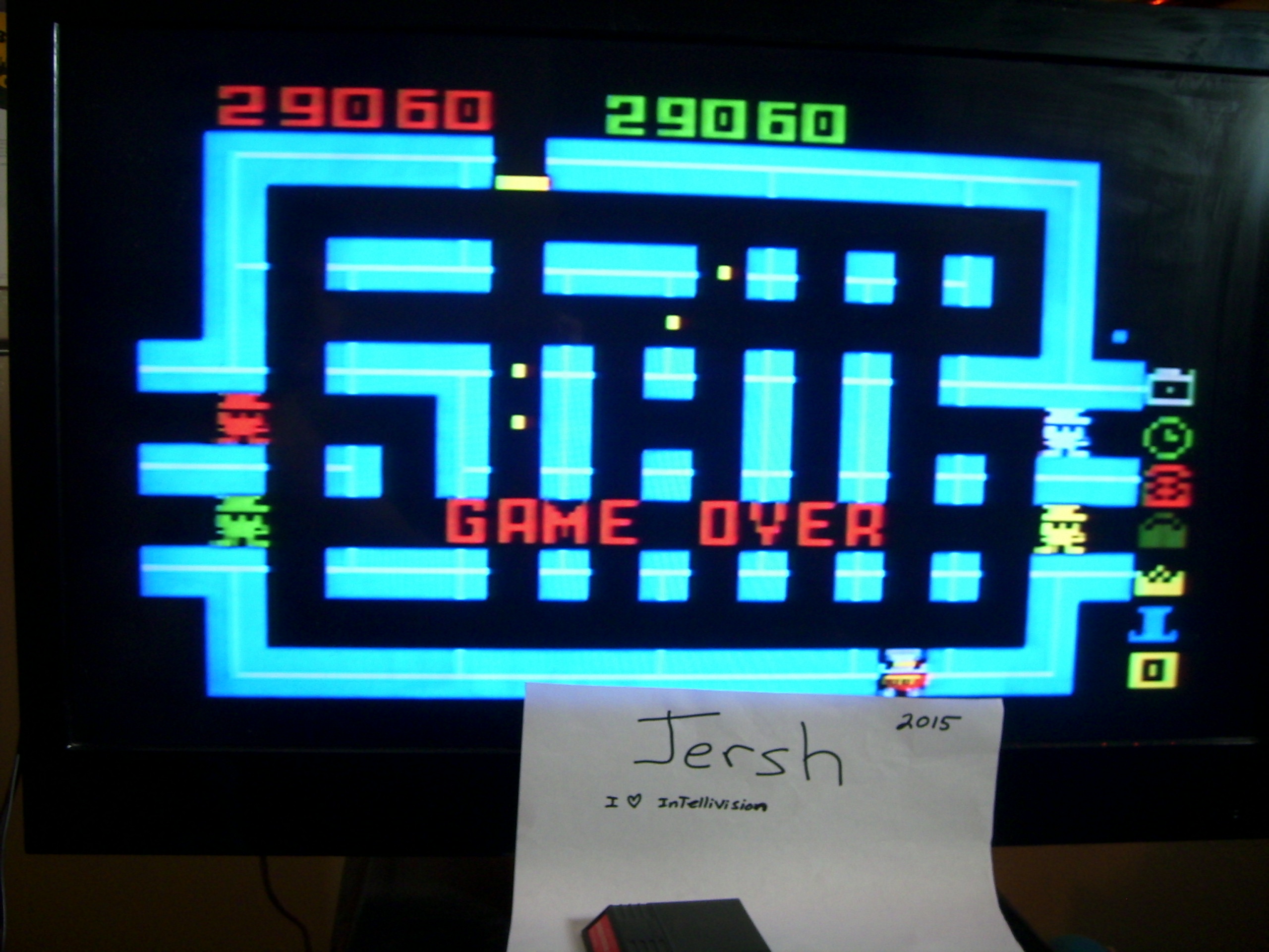 jersh: Lock N Chase: Skill 3 (Intellivision) 29,060 points on 2015-05-22 04:31:19