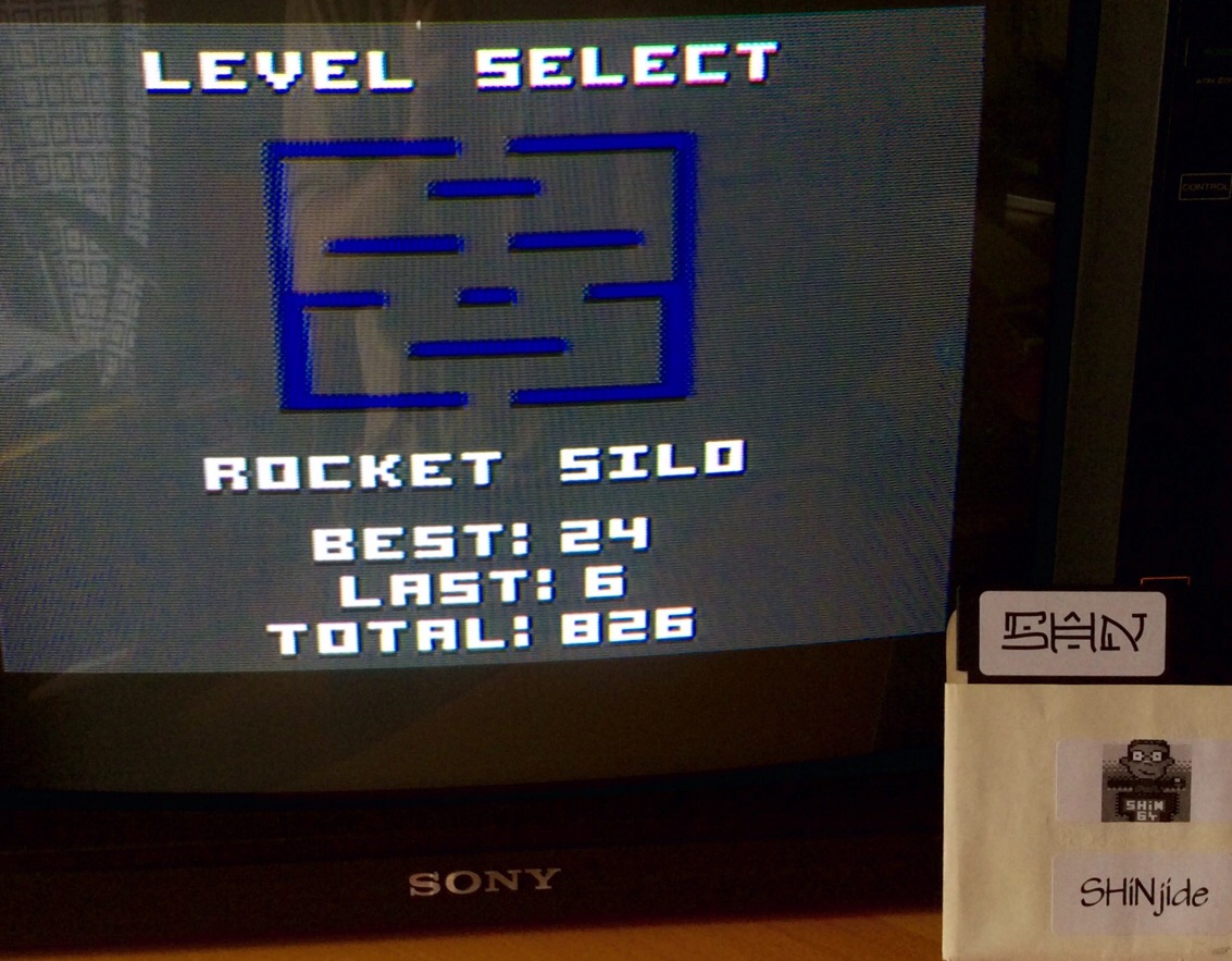 SHiNjide: Super Bread Box: Rocket Silo (Commodore 64) 24 points on 2015-05-31 03:01:39