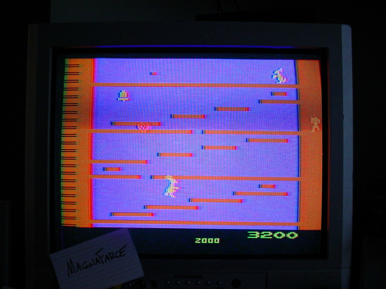MagnaFarce: Kangaroo (Atari 2600) 3,200 points on 2013-10-29 10:03:38