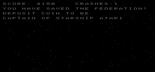 BarryBloso: Starship [starshp1] (Arcade Emulated / M.A.M.E.) 4,150 points on 2015-06-06 06:09:44