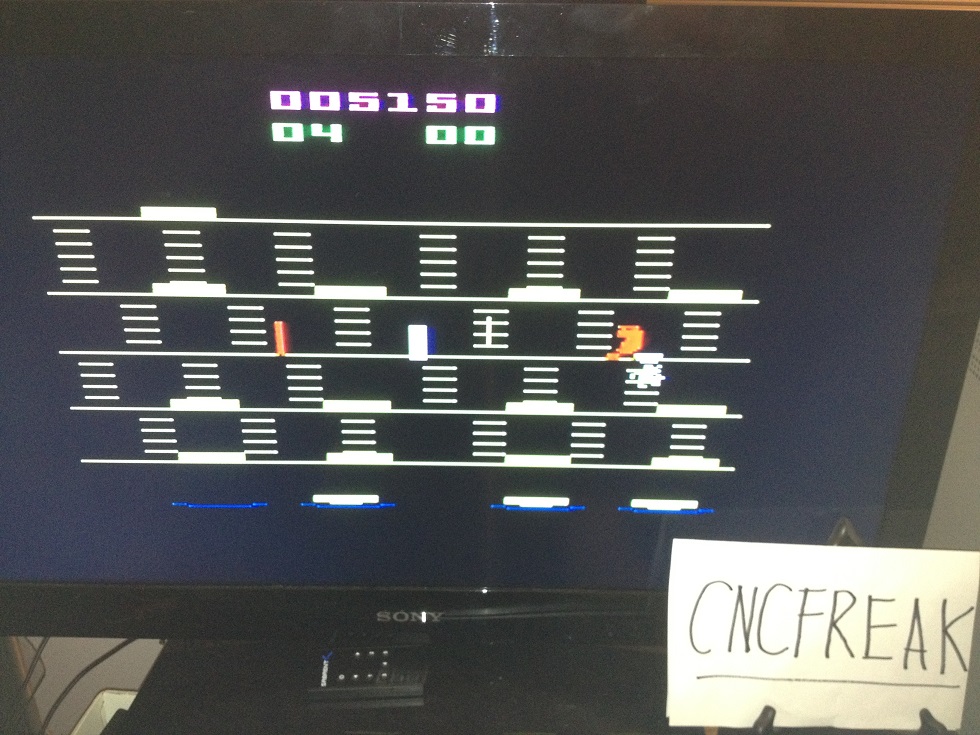 cncfreak: BurgerTime (Atari 2600) 5,150 points on 2013-10-29 17:30:08