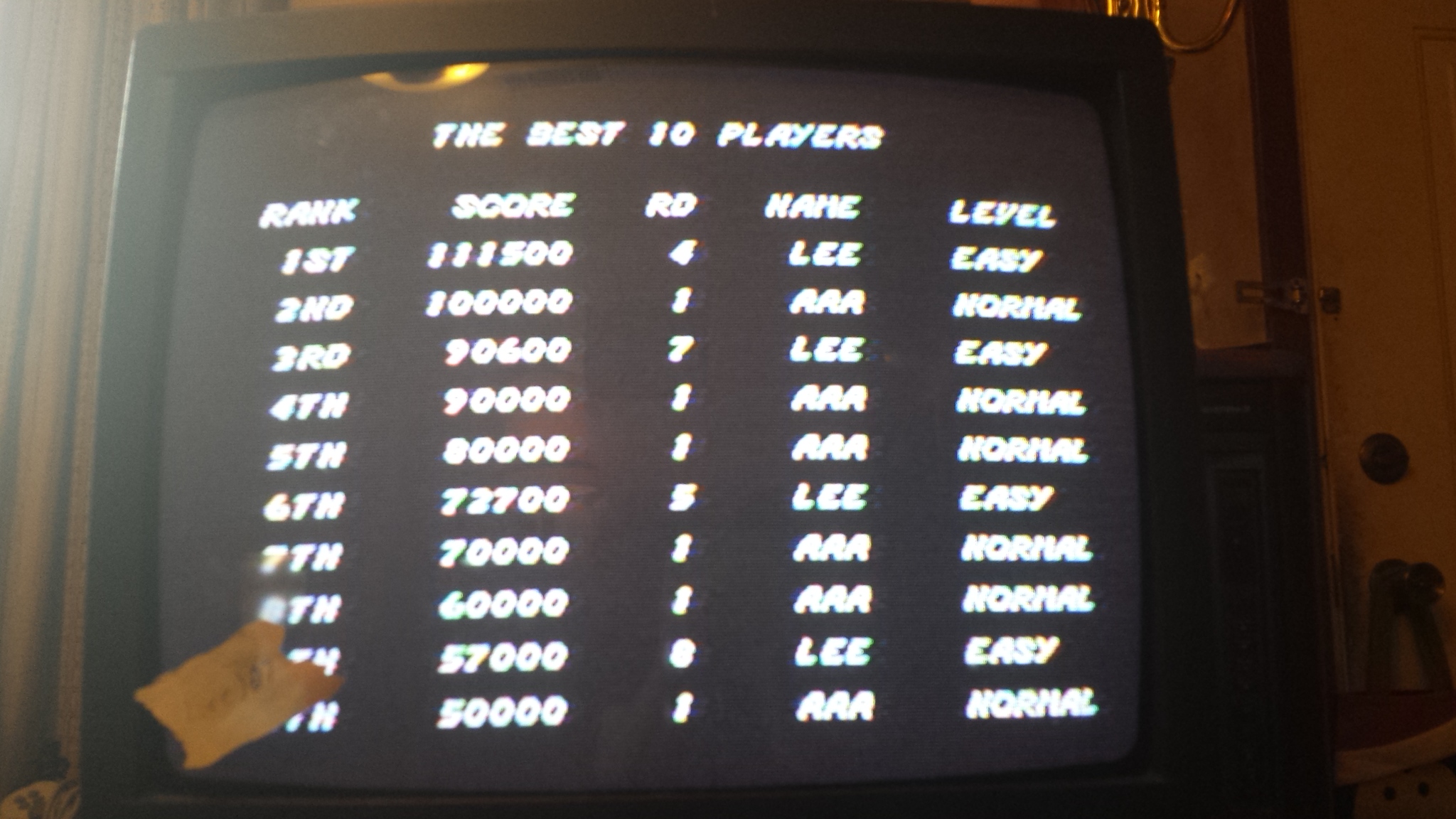 Streets of Rage [Easy] 111,500 points