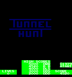 BarryBloso: Tunnel Hunt [tunhunt] (Arcade Emulated / M.A.M.E.) 4,520 points on 2015-06-06 06:47:10