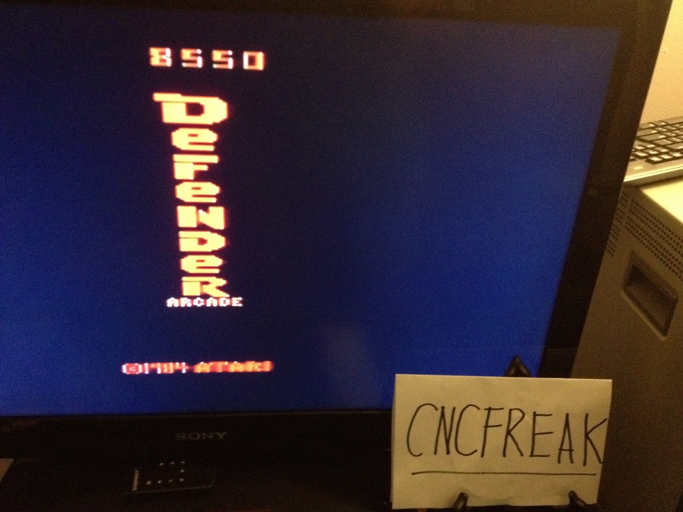 cncfreak: Defender Arcade (Atari 2600 Novice/B) 8,550 points on 2013-10-30 15:44:44