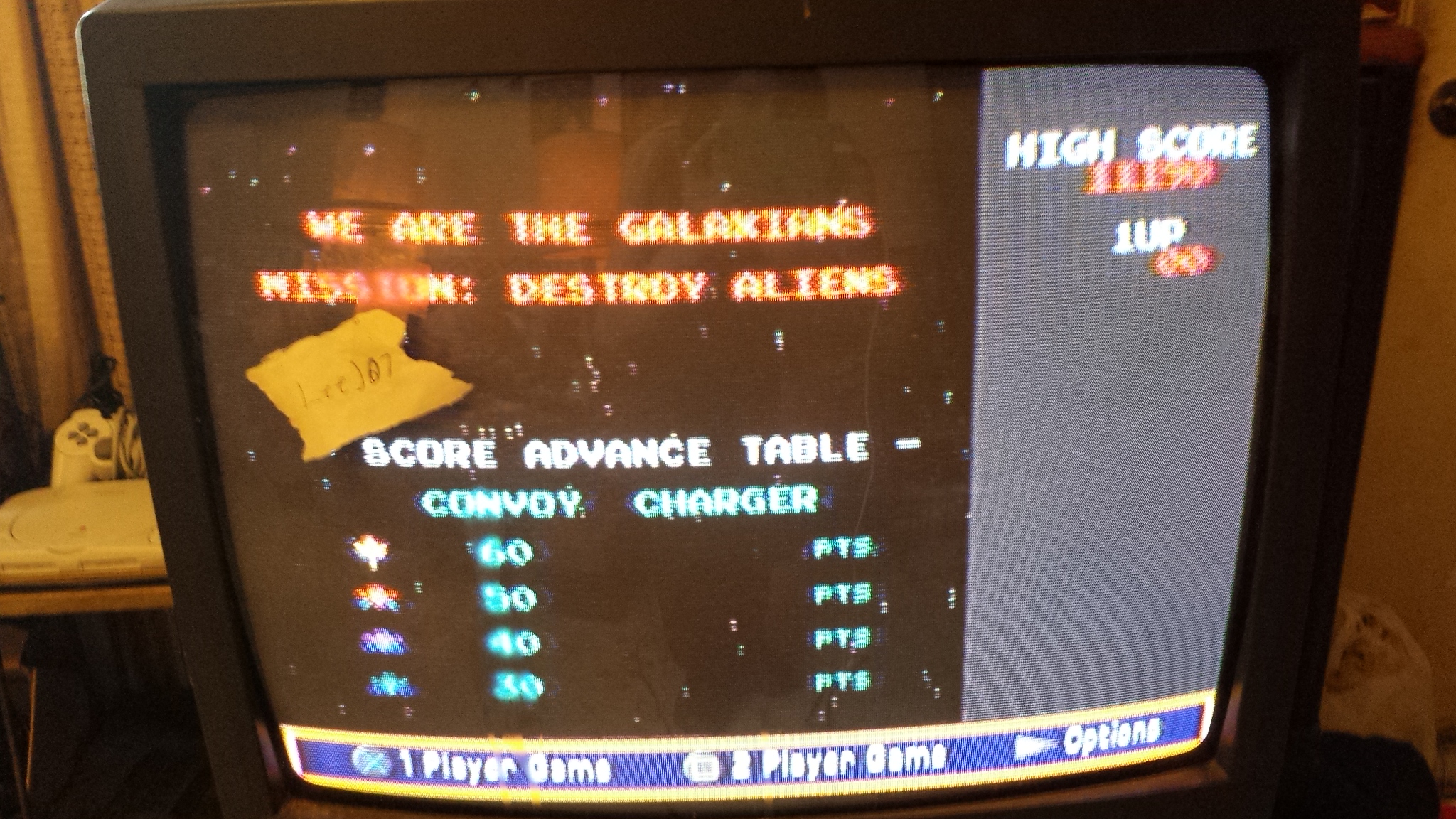 LeeJ07: Namco Museum: Galaxian (Playstation 2) 11,190 points on 2015-06-11 10:58:40
