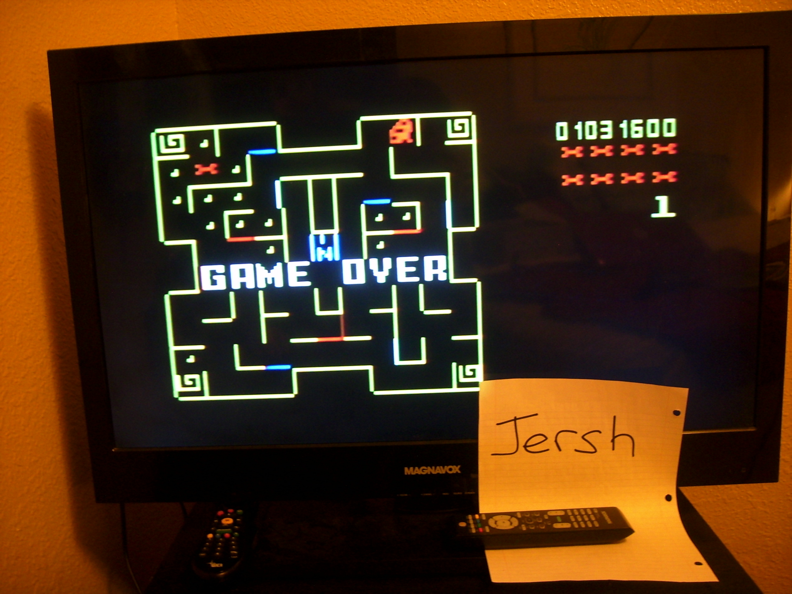 jersh: Mouse Trap: Skill 1 (Intellivision) 1,031,600 points on 2015-06-14 03:51:45