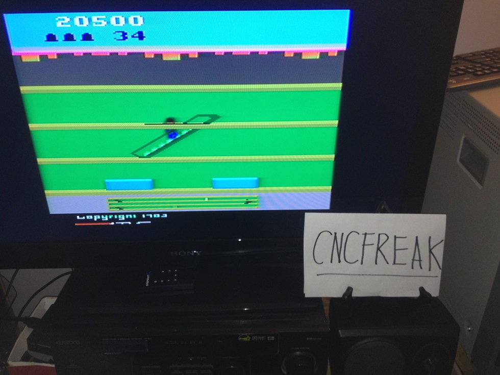 cncfreak: Keystone Kapers (Atari 2600 Novice/B) 20,500 points on 2013-10-31 17:51:19