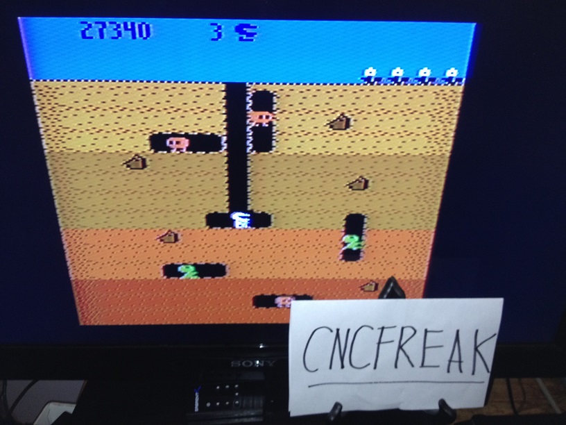 cncfreak: Dig Dug: Carrot Start (Atari 5200) 27,340 points on 2013-11-12 21:35:43
