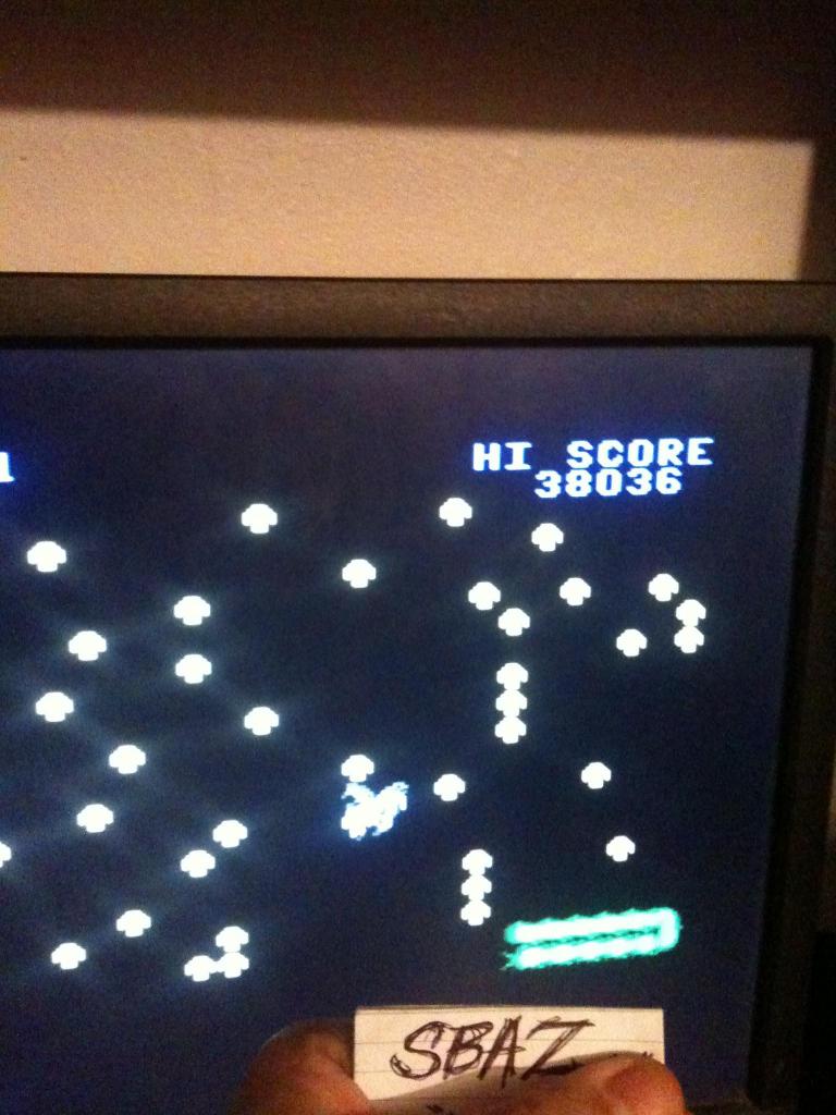 Centipede: Easy 38,036 points