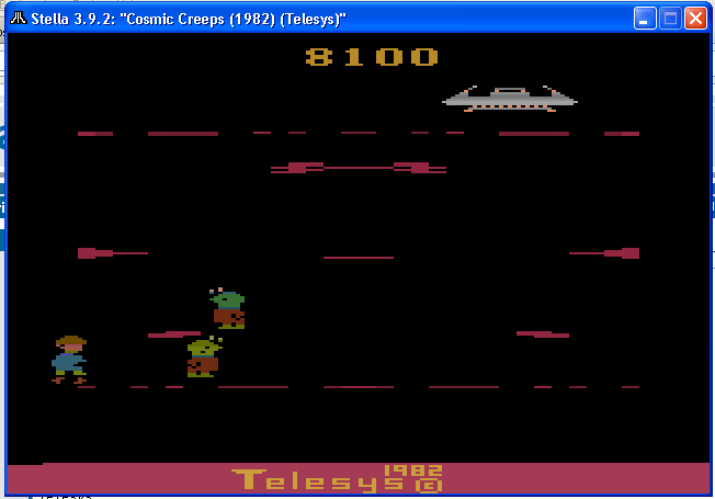 Cosmic Creeps 8,100 points
