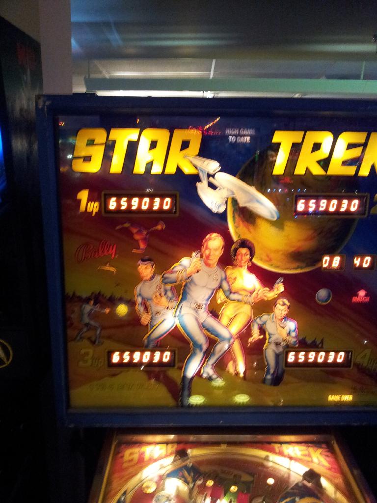 Star Trek (1979 pinball) 659,030 points