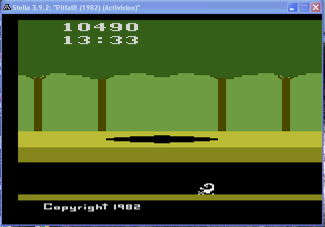 arenafoot: Pitfall! (Atari 2600 Emulated Novice/B Mode) 10,490 points on 2014-01-24 20:18:43