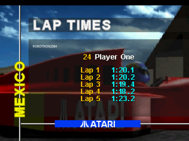 World Tour Racing: Mexico [Free Practice] Skill: Not Too Fast time of 0:01:18.2