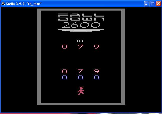 arenafoot: Fall Down (Atari 2600 Emulated Novice/B Mode) 79 points on 2014-02-15 08:35:08