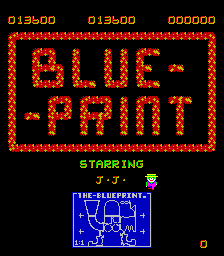 arenafoot: Blue Print (Arcade Emulated / M.A.M.E.) 13,600 points on 2014-02-17 00:41:21