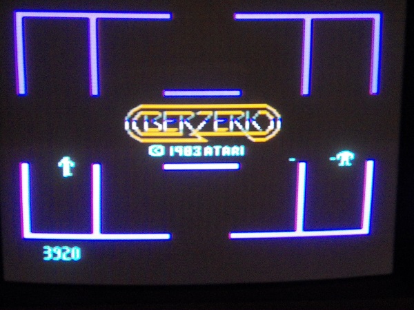 cncfreak: Berzerk (Atari 400/800/XL/XE) 3,920 points on 2013-09-20 21:59:29