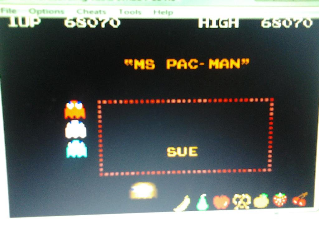 Namco Museum: Ms. Pac-Man 68,070 points