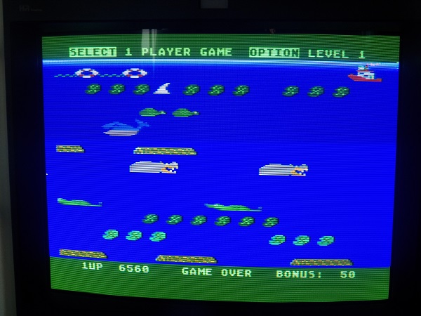 cncfreak: Frogger II: Threedeep (Atari 400/800/XL/XE) 6,560 points on 2013-09-21 08:08:06