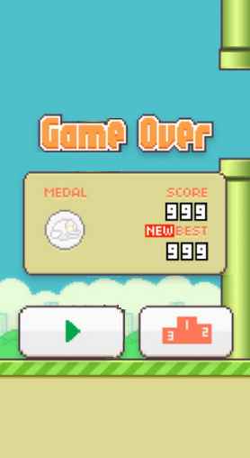 flappy bird highest score 9999