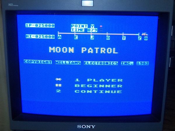 Moon Patrol 25,000 points
