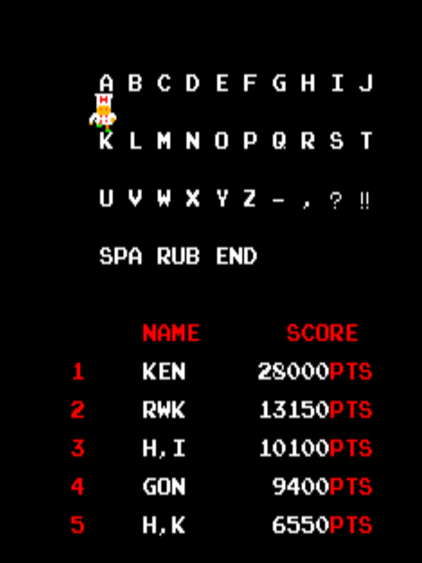 cncfreak: BurgerTime (Arcade Emulated / M.A.M.E.) 13,150 points on 2014-03-06 22:13:33
