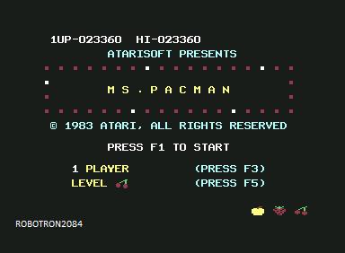 Ms. Pac-Man 23,360 points
