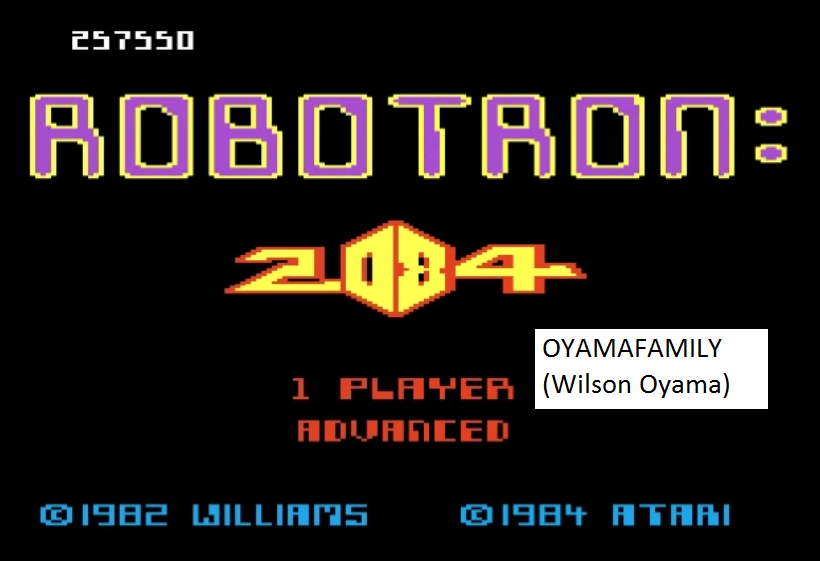 Robotron 2084: Advanced 257,550 points
