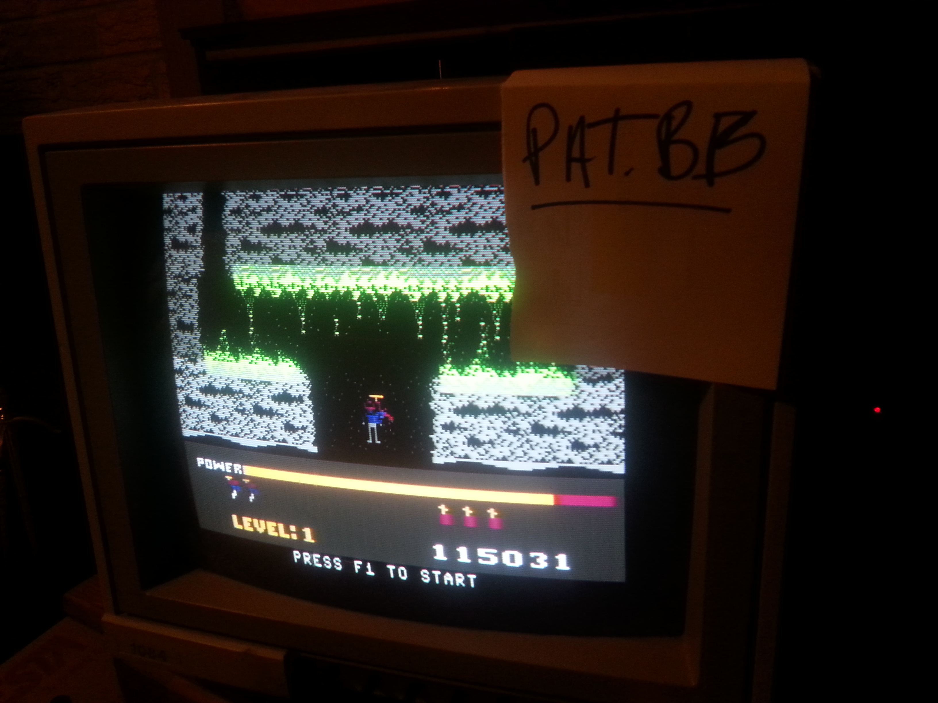 patbb: H.E.R.O. Game 1 (Commodore 64) 115,031 points on 2014-03-22 17:00:28