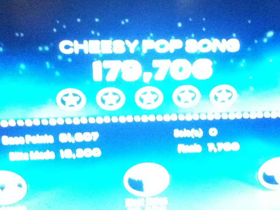 Rock Band Blitz: Cheesy Pop Song by A Talking Fish 179,706 points