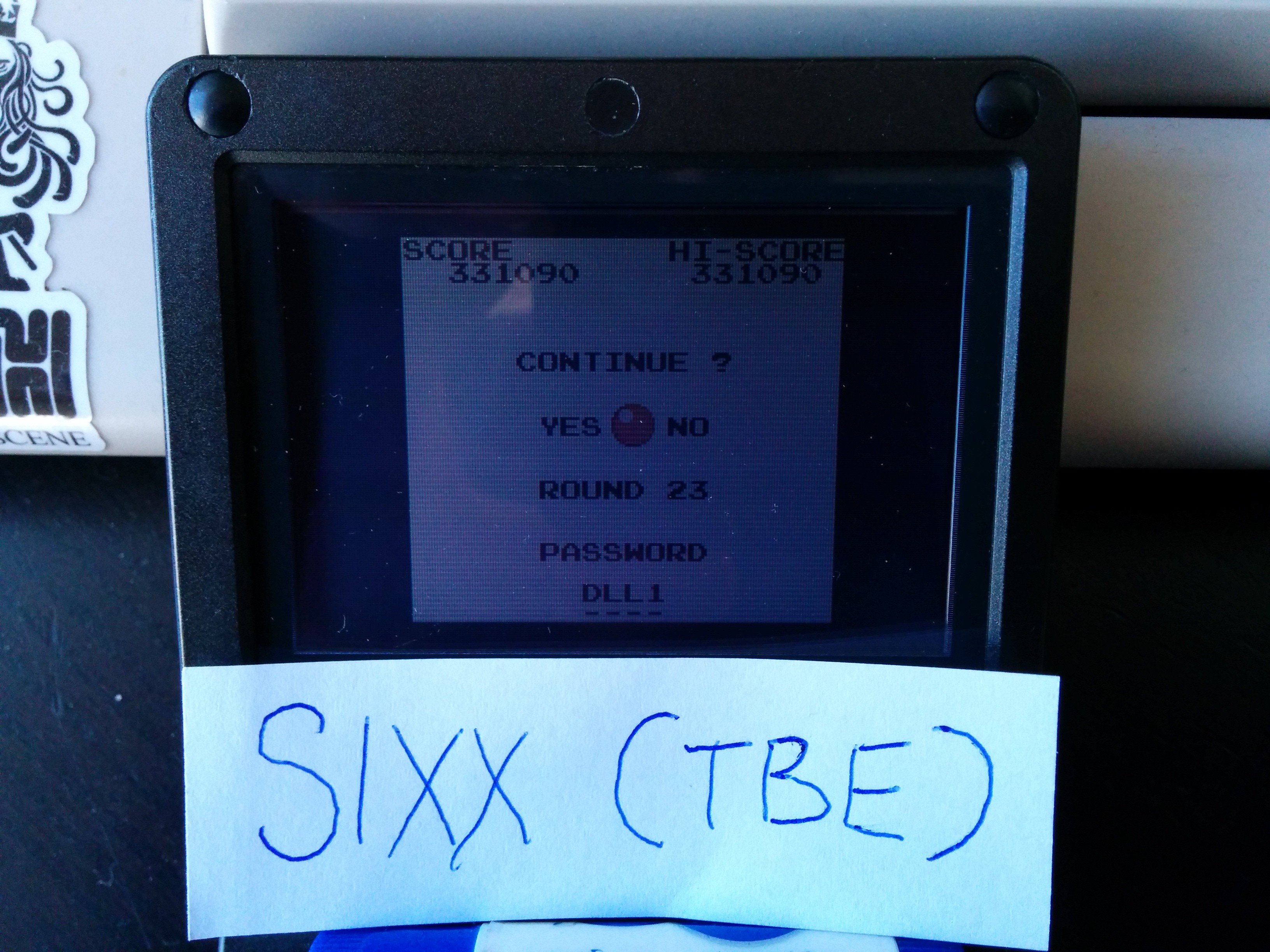 Sixx: Bubble Bobble (Game Boy) 331,090 points on 2014-04-02 00:57:25