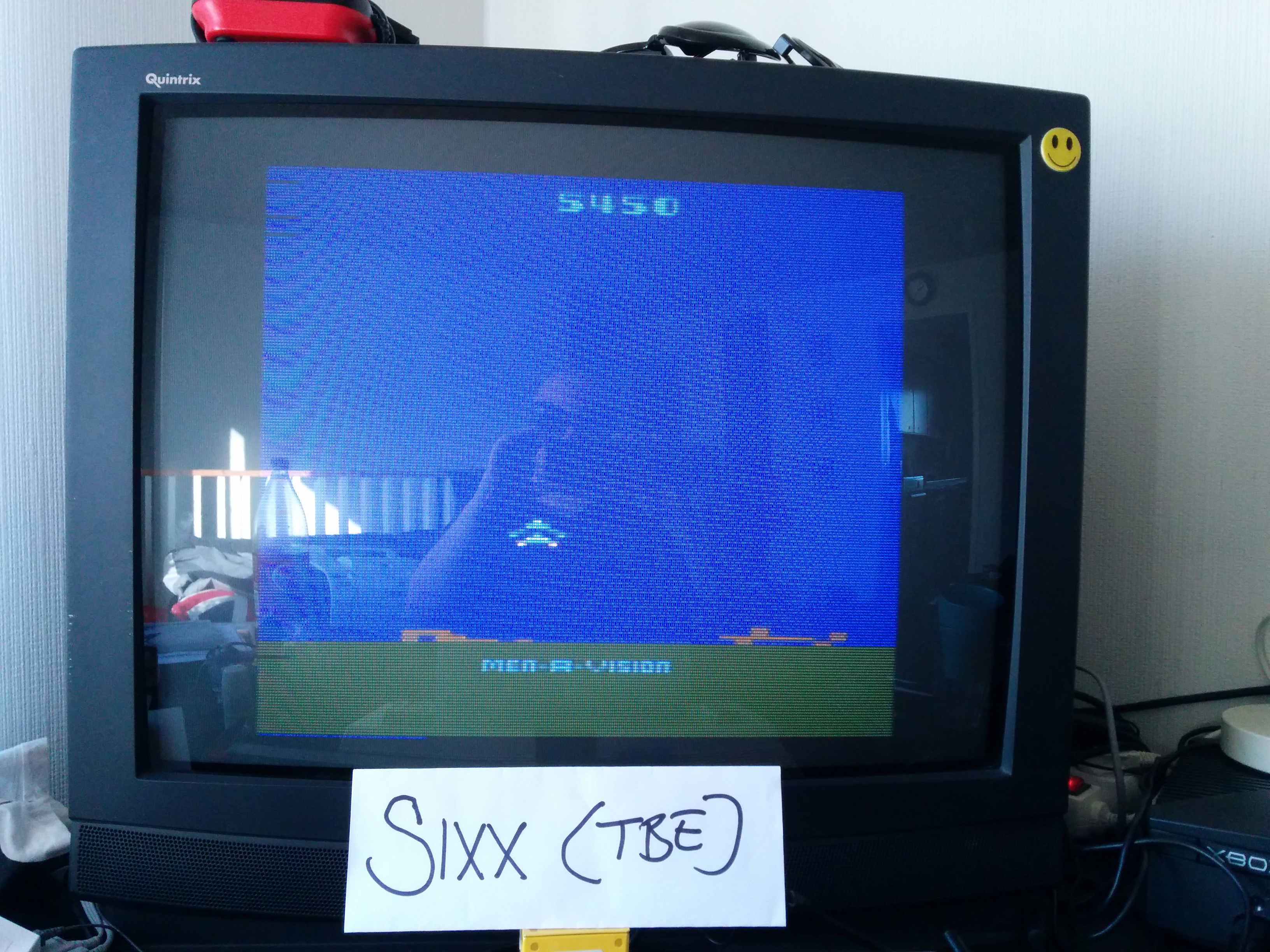 Sixx: Air Raid (Atari 2600 Emulated Novice/B Mode) 5,450 points on 2014-04-02 01:25:09