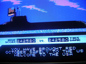 kollision: The Hunt for Red October (NES/Famicom) 242,580 points on 2014-04-03 06:30:46