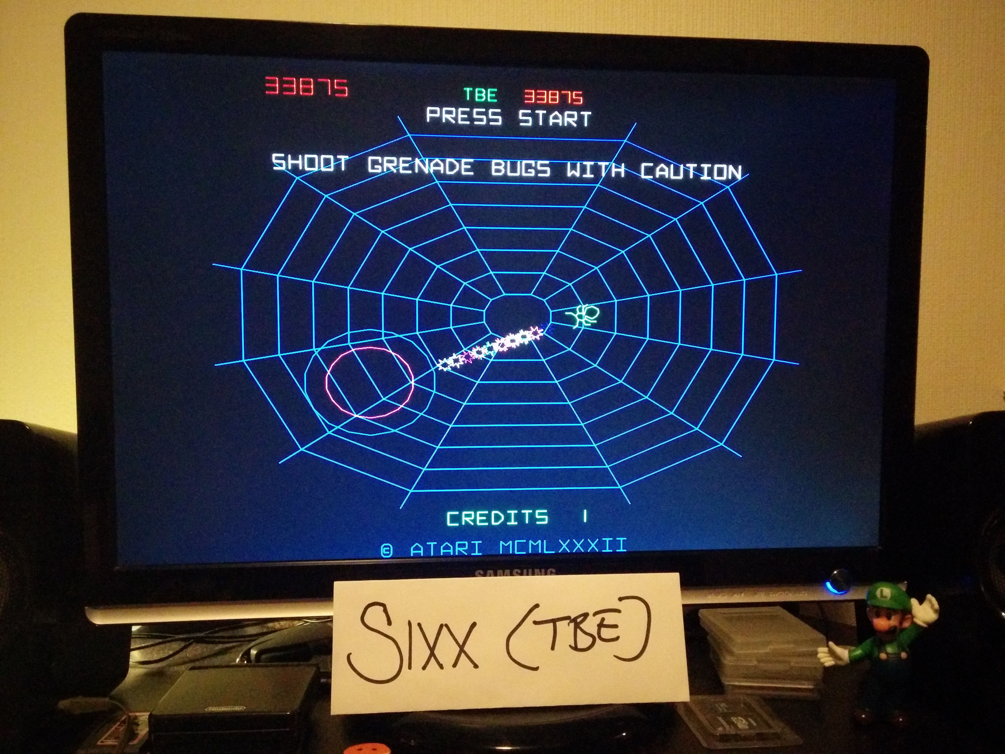 Sixx: Black Widow (Arcade Emulated / M.A.M.E.) 33,875 points on 2014-04-03 15:12:33