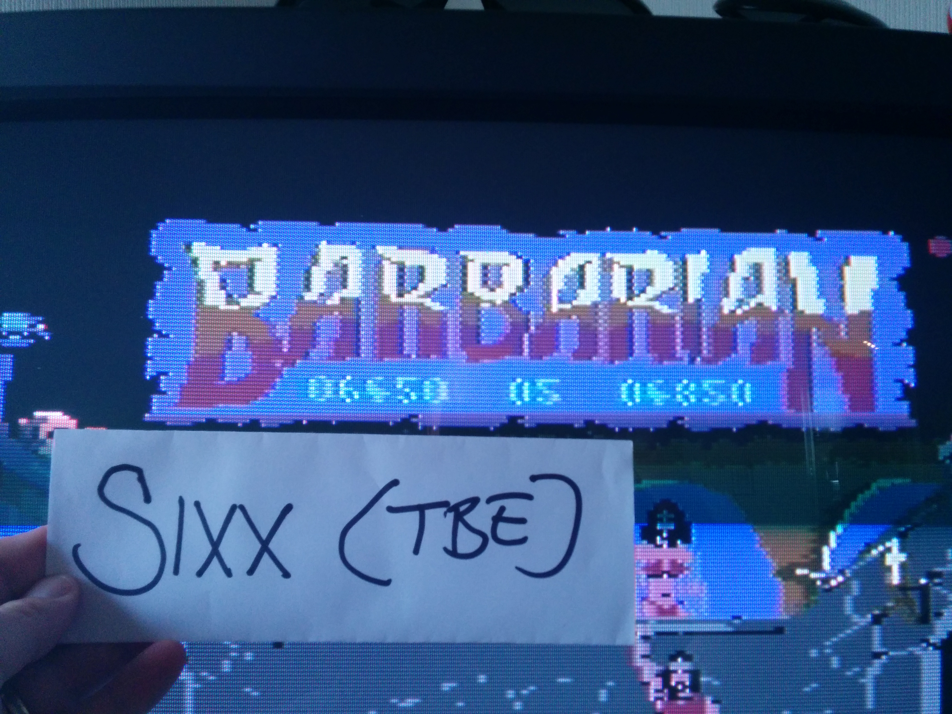 Sixx: Barbarian: The Ultimate Warrior (Commodore 64) 6,450 points on 2014-04-06 07:06:32