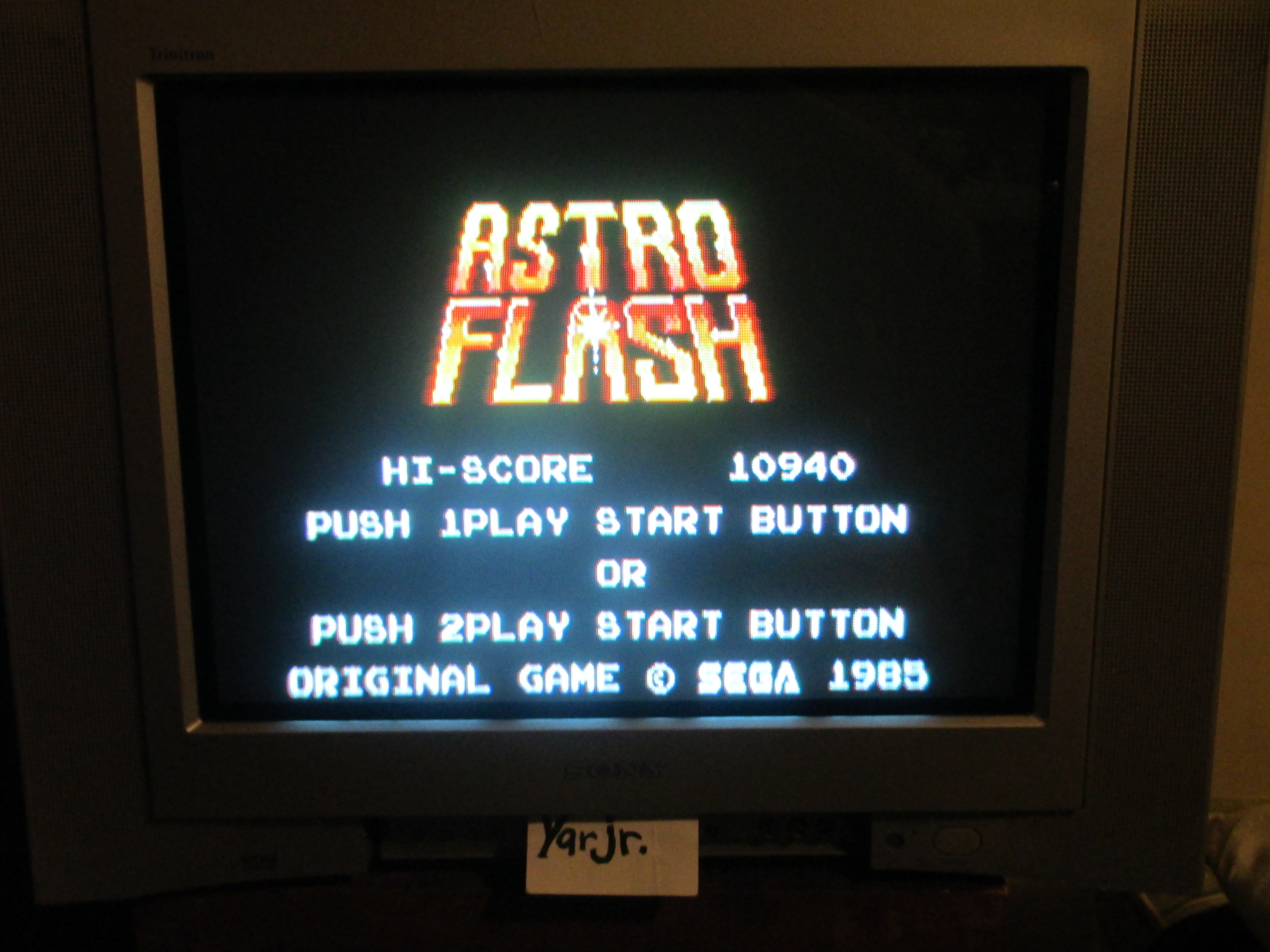 yarjr: Astro Flash (Sega Master System Emulated) 10,940 points on 2013-09-24 13:26:33