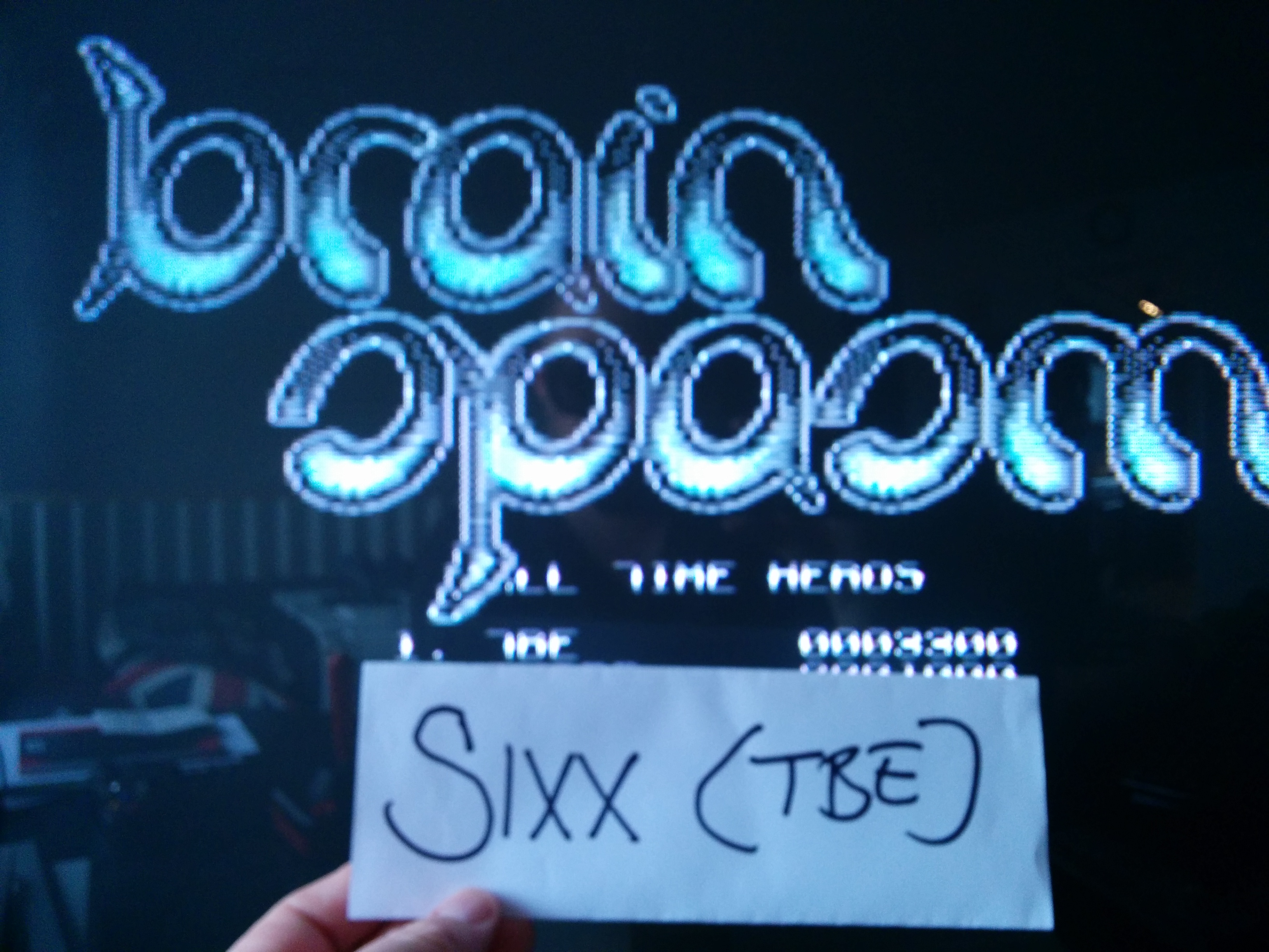 Sixx: Brain Spasm (Commodore 64) 3,300 points on 2014-04-09 02:55:08