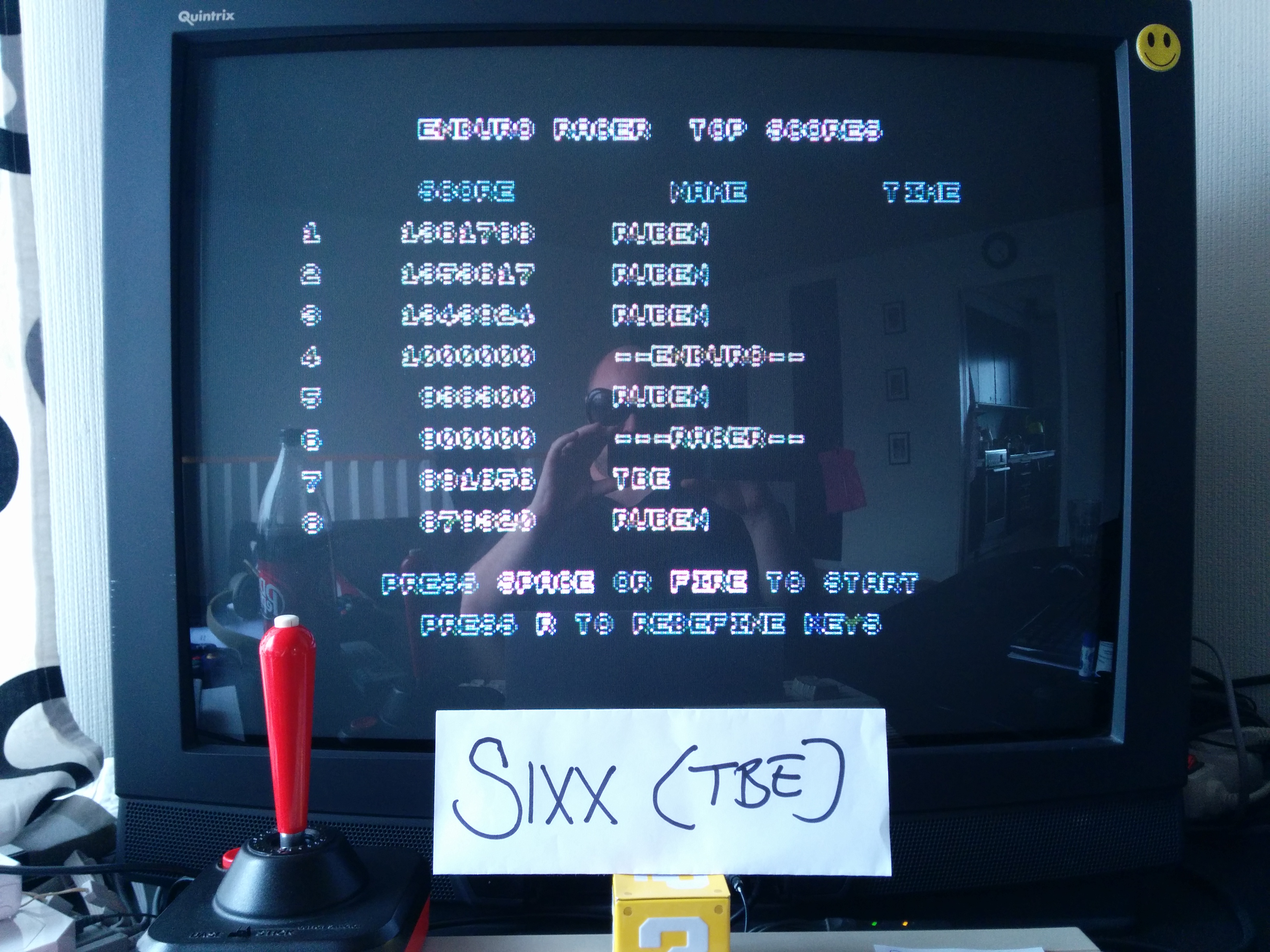 Sixx: Enduro Racer (Commodore 64) 891,656 points on 2014-04-11 02:01:23