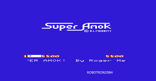 Super Amok 5,500 points