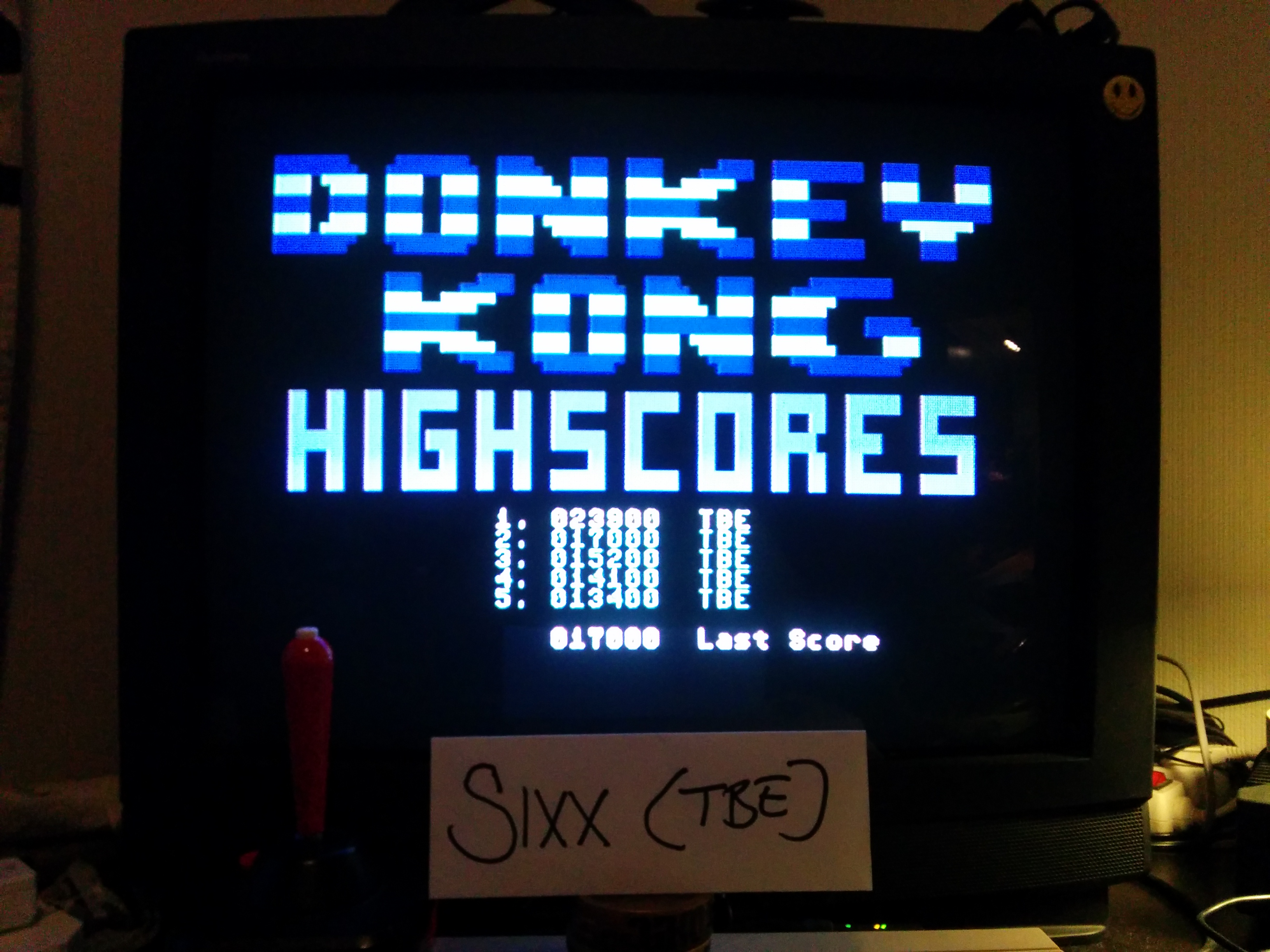 Sixx: Donkey Kong: Atarisoft (Commodore 64) 23,800 points on 2014-04-12 13:31:54